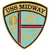 USS MIDWAY PIN  