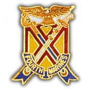 4TH MARINES PIN  