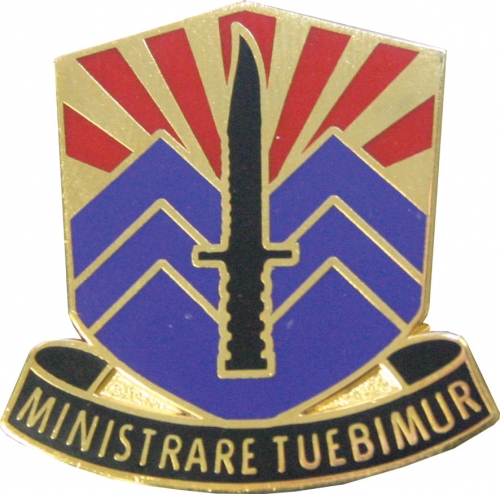 208 REGT ARNG MT  (MINISTRARE TUEBIMUR)   