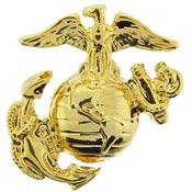 USMC EMBLEM LEFT PIN  