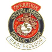 USMC IRAQI FREEDOM PIN  