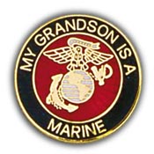 GRANDSON IS A MARINE PIN  