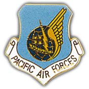 USAF PACIFIC AIR COMMAND PIN 1"  