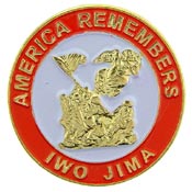 IWO JIMA 50TH ANNIVERSARY PIN  