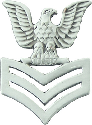 USN 1ST CLASS CROW PIN  