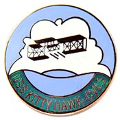 USS KITTY HAWK PIN  