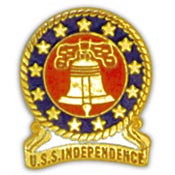 USS INDEPENDENCE PIN  