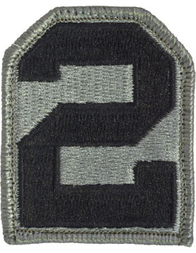 Army ACU Patch: 2nd Army - with Fastener   
