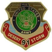 DESERT STORM ARMY PIN  