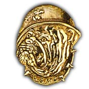 USMC BULLDOG EMBLEM PIN  