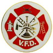 FIRE LOGO PIN 1-1/2"  