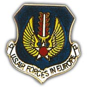 USAF EUROPE PIN 1"  