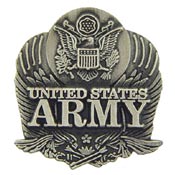 ARMY EAGLE PEWTER PIN  