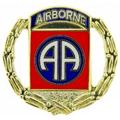 AIRBORNE WREATH PIN  