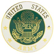 US ARMY LOGO 1-1/2" PIN  