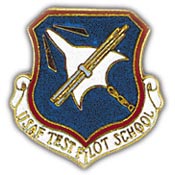 USAF TEST PILOT SCHOOL PIN 1"  