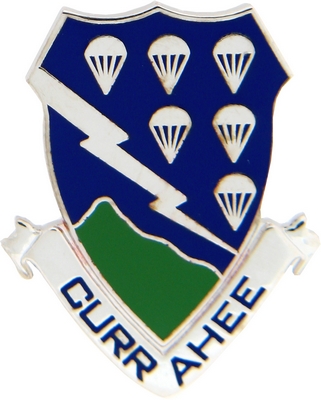 CURRAHEE...506TH AIRBORNE INFANTRY PIN  