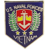 US NAVAL FORCES VIETNAM PIN  