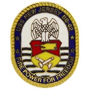 USS NEW JERSEY PIN  