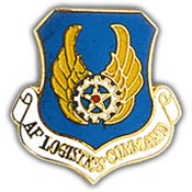 USAF LOGISTICS COMMAND PIN 1"  